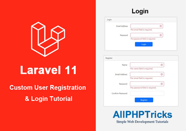 Laravel 11 Custom User Registration and Login
